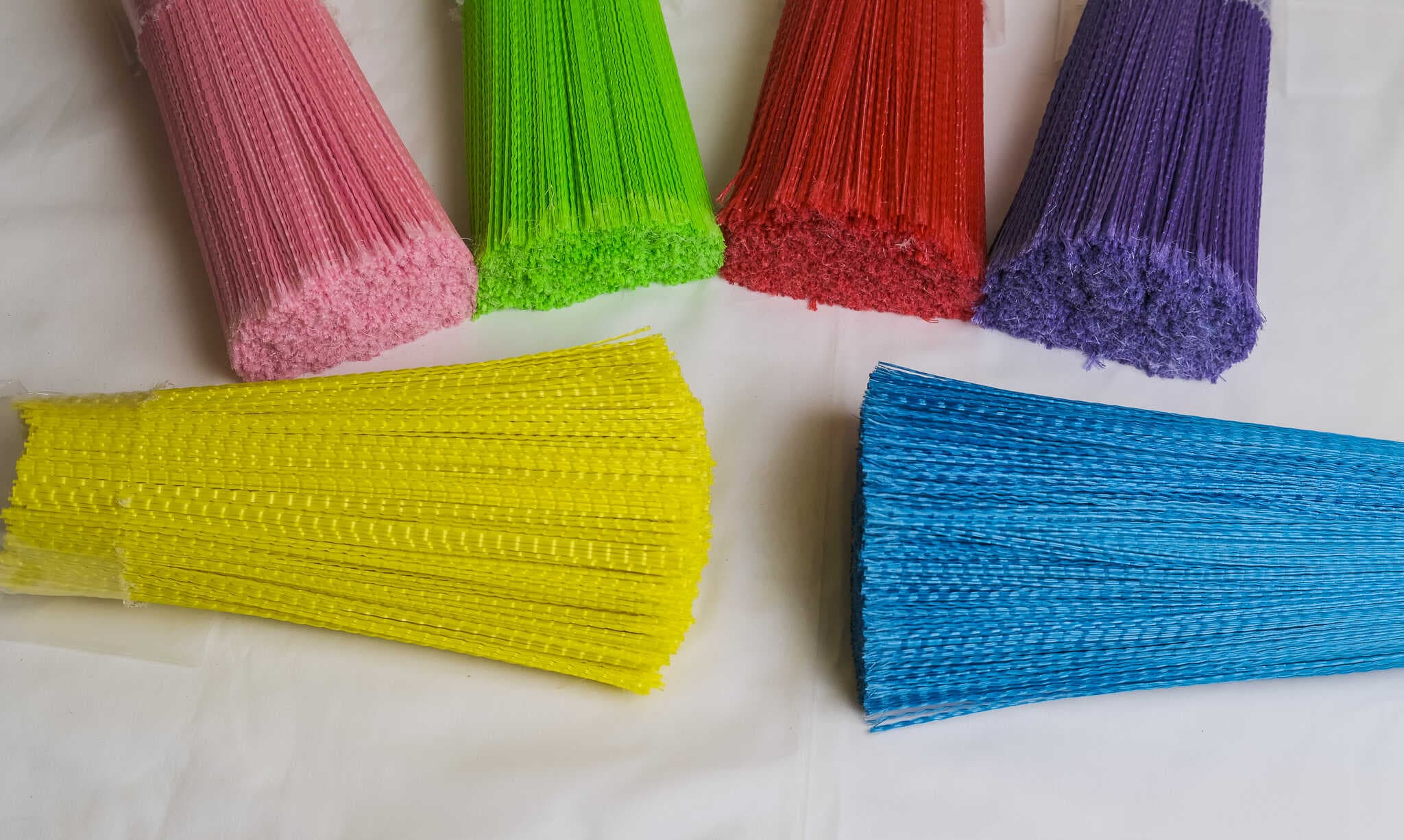PET Coloured Car Brush Bristles image 1